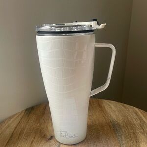 Brumate x Tia Booth pearl croc toddy XL